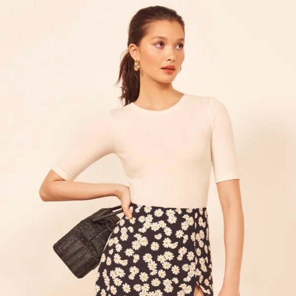 Reformation Janine Top - Ivory